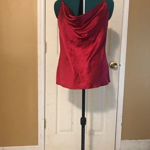 Umgee Pink size large cowl neck cami.  New with tags.   Adjustable straps